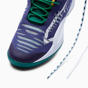 PUMA x JUNE AMBROSE Keeping Score Rise NITRO Women's Basketball Sneakers, Patriot Blue-Verdant Green