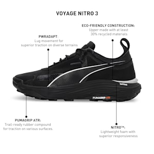 Voyage NITRO™ 3 Men's Running Shoes, PUMA Black-Dark Coal, extralarge-IND