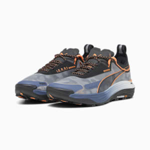 Tenis para carreras de montaña para hombre Voyage NITRO 3, Inky Blue-PUMA Black-Neon Sun, extralarge