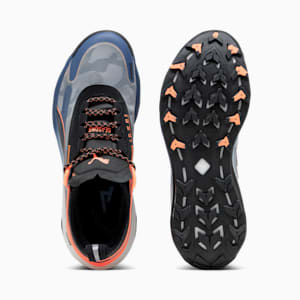 Voyage NITRO 3 Men's Trail Running Shoes, Inky Blue-PUMA Black-Neon Sun, extralarge-GBR