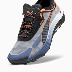 Voyage NITRO 3 Men's Trail Running Shoes, Inky Blue-PUMA Black-Neon Sun, extralarge-GBR