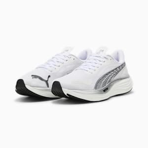 White puma running shoes on sale