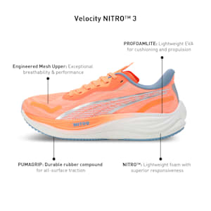 Velocity NITRO™ 3 Men's Running Shoes, Neon Citrus-PUMA Silver-Dewdrop, extralarge-IND