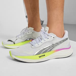 Velocity NITRO™ 3 Men's Running Shoes, PUMA White-Pure Magenta-Yellow Alert, extralarge