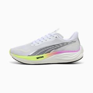Velocity NITRO™ 3 Men's Running Shoes, PUMA White-Pure Magenta-Yellow Alert, extralarge