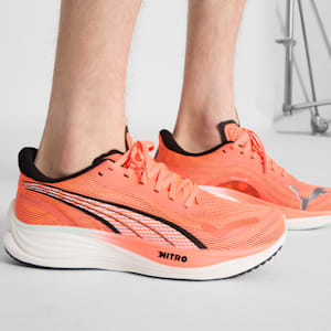 Tenis de running para hombre Velocity NITRO 3, Glowing Red-PUMA Black-PUMA White, extralarge