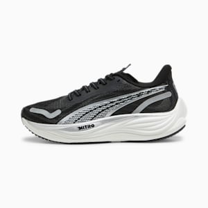 ウィメンズ ヴェロシティ ニトロ 3 ランニングシューズ, PUMA Black-PUMA Silver-PUMA White, extralarge-JPN