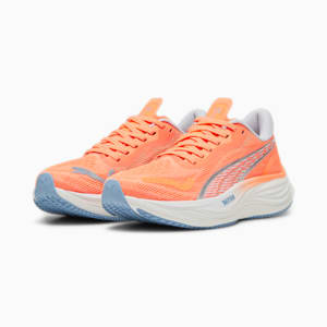 Velocity NITRO™ 3 Women's Running Shoes, Neon Citrus-PUMA Silver-Silver Mist, extralarge-IND