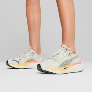 Velocity NITRO™ 3 Women's Running Shoes, Vapor Gray-Sun Stream-Sunset Glow, extralarge-IND