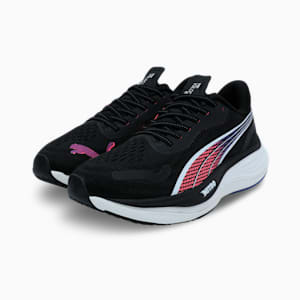 Velocity NITRO™ 3 Women's Running Shoes, PUMA Black-Sunset Glow-Lapis Lazuli, extralarge-IND