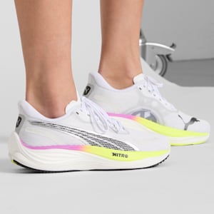 Velocity NITRO™ 3 Women's Running Shoes, PUMA White-Pure Magenta, extralarge