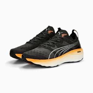 ForeverRun NITRO Men's Running Shoes, PUMA Black-Ultra Orange, extralarge-IND