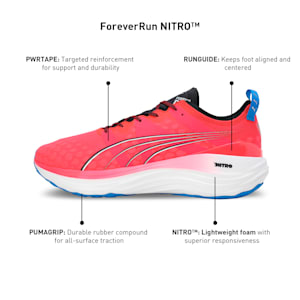 ForeverRun NITRO™ Men's Running Shoes, Fire Orchid-PUMA Black-Ultra Blue, extralarge-IND