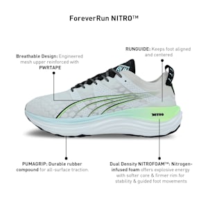ForeverRun NITRO™ Men's Running Shoes, Vapor Gray-Fizzy Apple-Nitro Blue, extralarge-IND