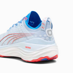 Tenis para correr para mujer ForeverRun NITRO, Icy Blue-Ultra Blue-Fire Orchid, extralarge