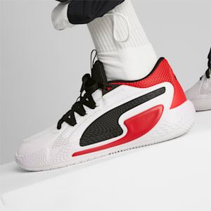 Court Rider Chaos Unisex Basketball Shoes, PUMA White-For All Time Red