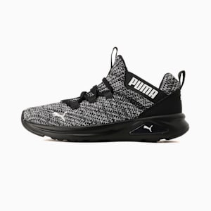 キッズ エンゾ2 アンケージドクッキークリーム AC スニーカー 17-21cm, Puma Black-Puma White