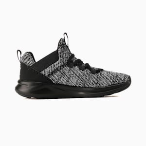 キッズ エンゾ2 アンケージドクッキークリーム AC スニーカー 17-21cm, Puma Black-Puma White
