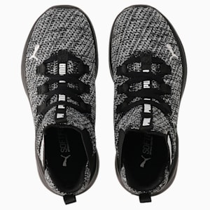 キッズ エンゾ2 アンケージドクッキークリーム AC スニーカー 17-21cm, Puma Black-Puma White
