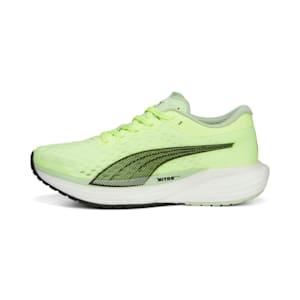 ウィメンズ 75周年記念モデル ディヴィエイト ニトロ 2 ランニングシューズ, Fast Yellow-Light Mint