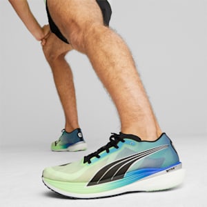 Deviate NITRO Elite 2 Men's Running Shoes, Fizzy Lime-Royal Sapphire-PUMA Black
