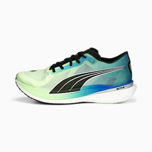 Deviate Nitro Elite 2 Men's Running Shoes, Fizzy Lime-Royal Sapphire-PUMA Black, extralarge-IND
