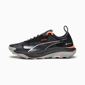 Tenis Hombre para correr Voyage NITRO 3 GORE-TEX, PUMA Black-Neon Sun, extralarge