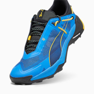 Explore Nitro Men's Hiking Shoes, Ultra Blue-Yellow Sizzle, extralarge-IND