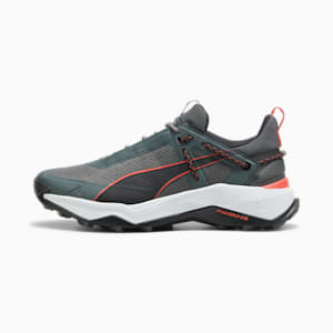 SEASONS Explore NITRO™ Men's Hiking Shoes, Mineral Gray-PUMA Black-Active Red, extralarge