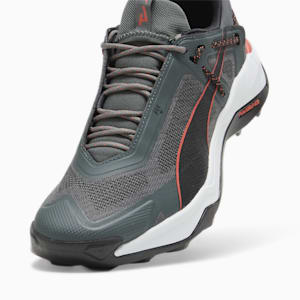 SEASONS Explore NITRO™ Men's Hiking Shoes, Mineral Gray-PUMA Black-Active Red, extralarge