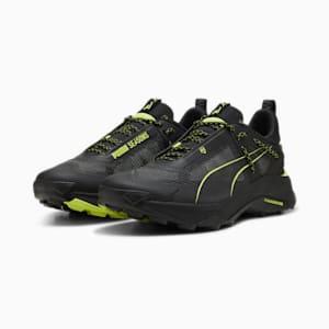 SEASONS Explore NITRO™ Men's Hiking Shoes, PUMA Black-Lime Pow, extralarge