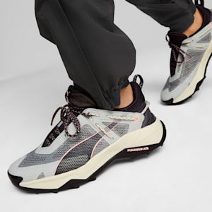 Tenis de senderismo para mujer Explore NITRO, Ash Gray-Alpine Snow-Koral Ice, extralarge