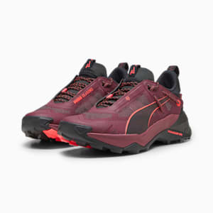 Tenis de senderismo para mujer Explore NITRO, Dark Jasper-PUMA Black-Fire Orchid, extralarge