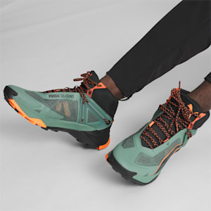 SEASONS Explore NITRO™ Mid Men's Hiking Shoes, Eucalyptus-PUMA Black-Neon Sun, extralarge