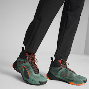 Tenis de senderismo para hombre Explore NITRO, Eucalyptus-PUMA Black-Neon Sun, extralarge