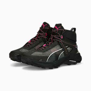 Explore NITRO Mid Hiking Shoes Women, PUMA Black-PUMA Silver-Ravish