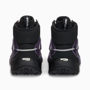 Explore NITRO Mid Women's Hiking Shoes, Purple Charcoal-PUMA Black-PUMA Silver