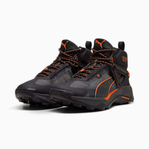 Explore NITRO Mid GORE-TEX Hiking Shoes Men, PUMA Black-Gray Skies-Flame Flicker, extralarge