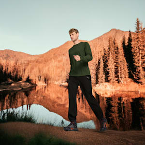 SEASONS Explore NITRO™ Mid GORE-TEX® Men's Hiking Shoes, PUMA Black-Gray Skies-Flame Flicker, extralarge