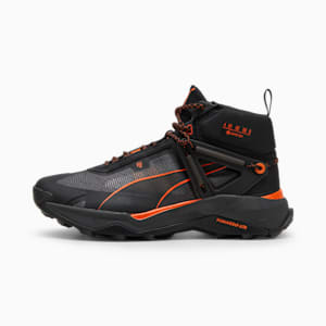 Tenis Hombre de Hiking Explore NITRO, PUMA Black-Gray Skies-Flame Flicker, extralarge