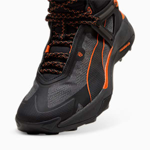 SEASONS Explore NITRO™ Mid GORE-TEX Men's Hiking Shoes, PUMA Black-Gray Skies-Flame Flicker, extralarge