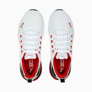 Cell Rapid Unisex Running Shoes, PUMA White-For All Time Red-PUMA Black