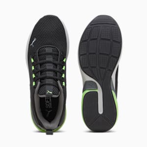 Cell Rapid Running Shoes, PUMA Black-Cool Dark Gray-Pro Green, extralarge