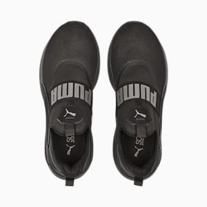 ユニセックス ランニング ソフトライド エンゾ EVO スリッポン スニーカー, PUMA Black-Cool Dark Gray