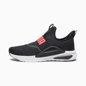 SOFTRIDE Enzo Evo Slip-On Running Shoes, PUMA Black-Fire Orchid-PUMA White, extralarge-IND