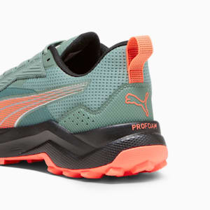 Obstruct Profoam Unisex Running Shoes, Eucalyptus-Neon Sun-PUMA Black, extralarge-IND