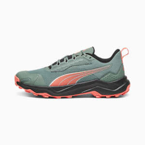 Obstruct Profoam Unisex Running Shoes, Eucalyptus-Neon Sun-PUMA Black, extralarge-IND