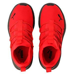 キッズ ソフトライド ONE4ALL スリッポン スニーカー 17-21cm, High Risk Red-Puma Black