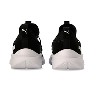 キッズ ソフトライド ONE4ALL スリッポン スニーカー 17-21cm, Puma Black-Puma White