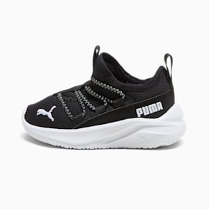 One4All Slip-On Toddlers' Shoes, Puma Black-Puma White, extralarge